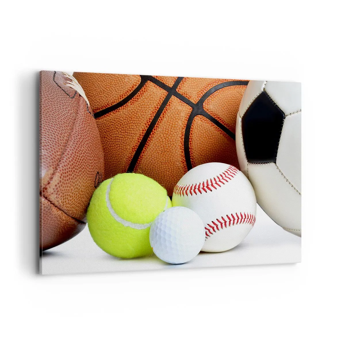 Quadro em tela - Adoramos uma bola! - 100x70 cm