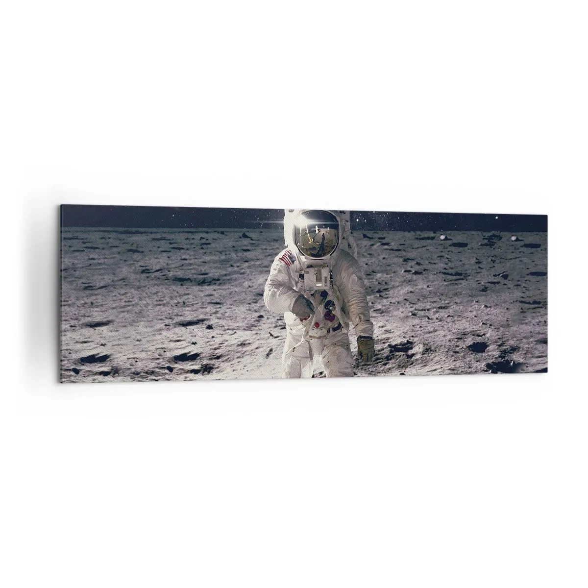 Quadro em tela - Saudações da Lua - 160x50 cm