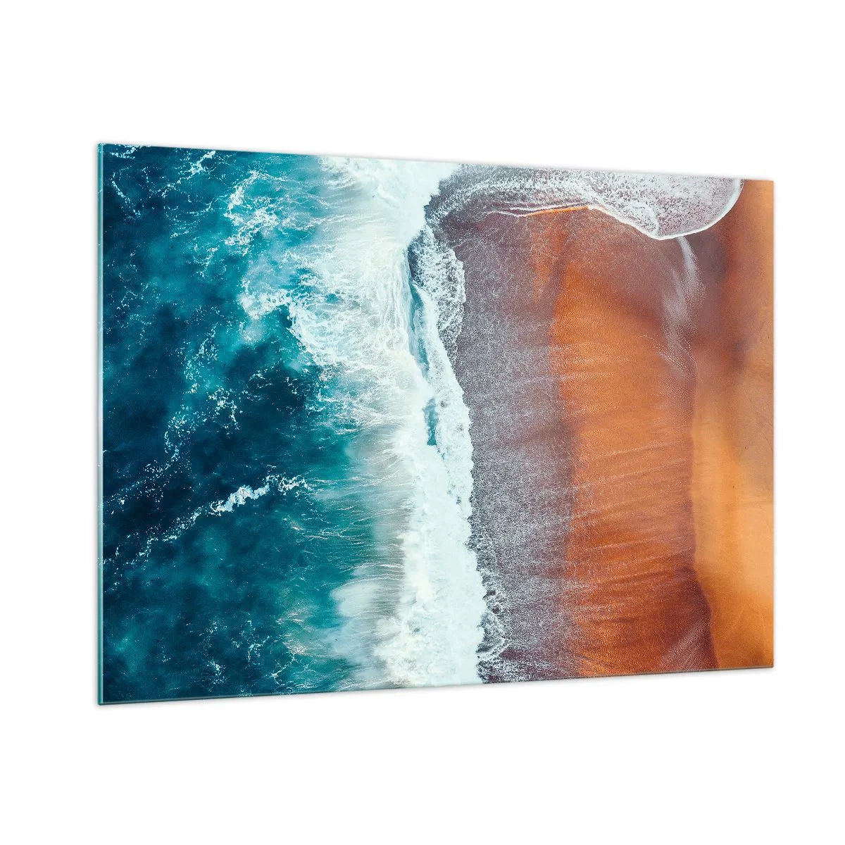 Quadro em vidro - Toque do oceano - 100x70 cm