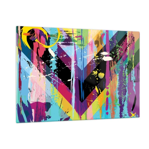Quadro em vidro - De cima para baixo - 120x80 cm