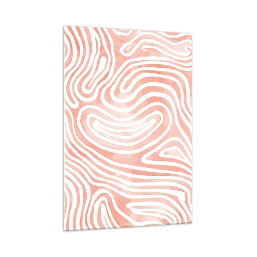 Quadro em vidro - No labirinto de corais - 50x70 cm