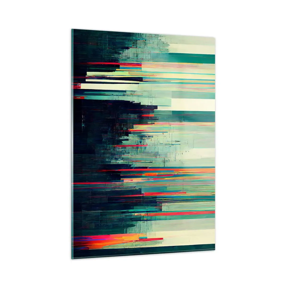 Quadro em vidro - Cidade futurista - 50x70 cm