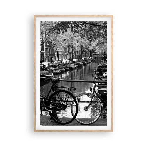 Pôster com moldura de carvalho claro - Vista muito holandesa - 61x91 cm