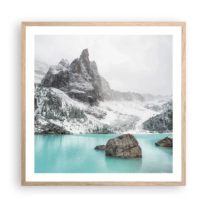 Pôster com moldura de carvalho claro - Na guarda - 60x60 cm