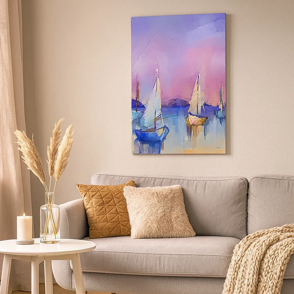 Quadro em tela - Direção: águas largas - 50x70 cm