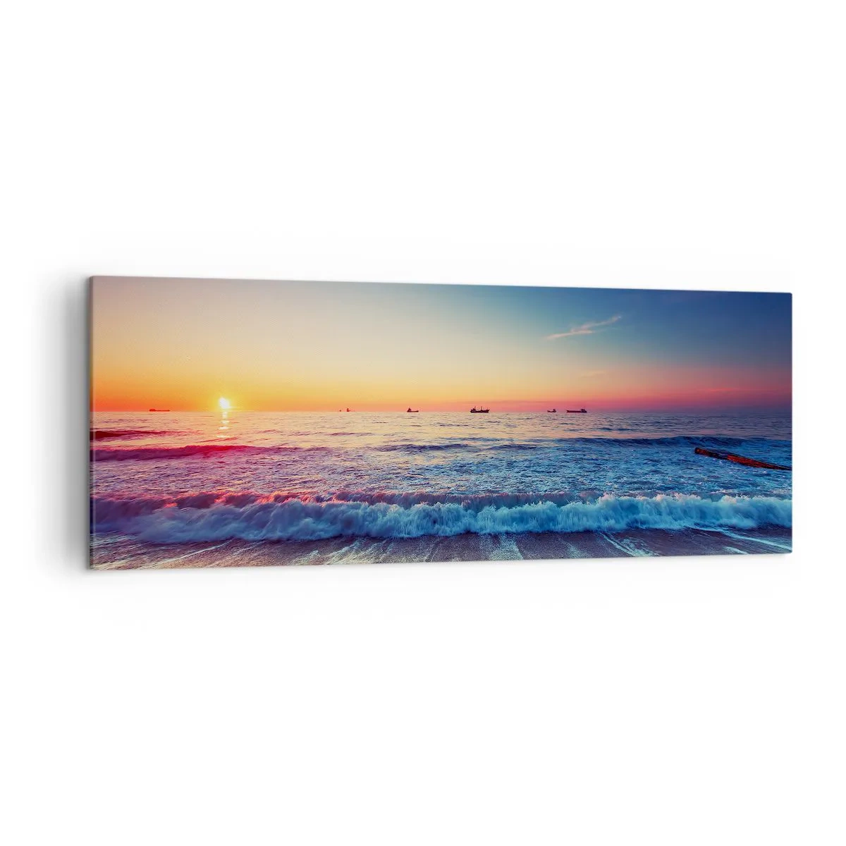 Quadro em tela - E além do horizonte? - 140x50 cm