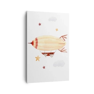 Quadro em tela - Dirigível - 80x120 cm