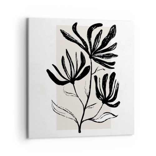 Quadro em tela - Esboço para o herbário - 60x60 cm