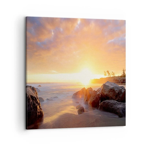 Quadro em tela - A brisa luminosa da noite - 50x50 cm