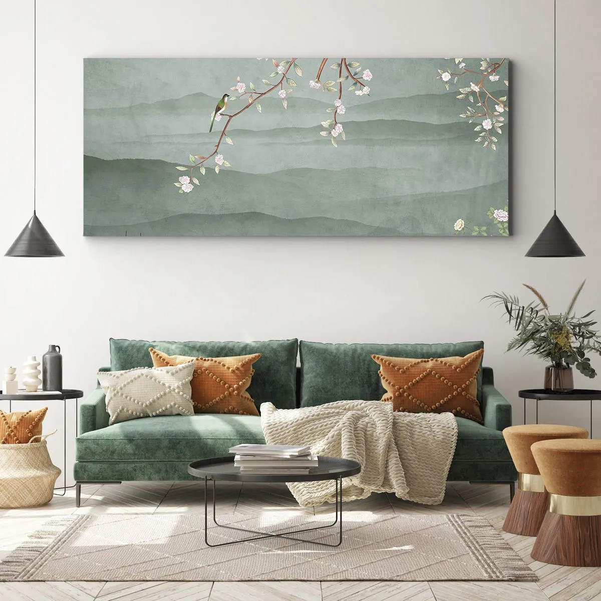 Quadro em tela - Primavera, oh, és tu - 100x40 cm