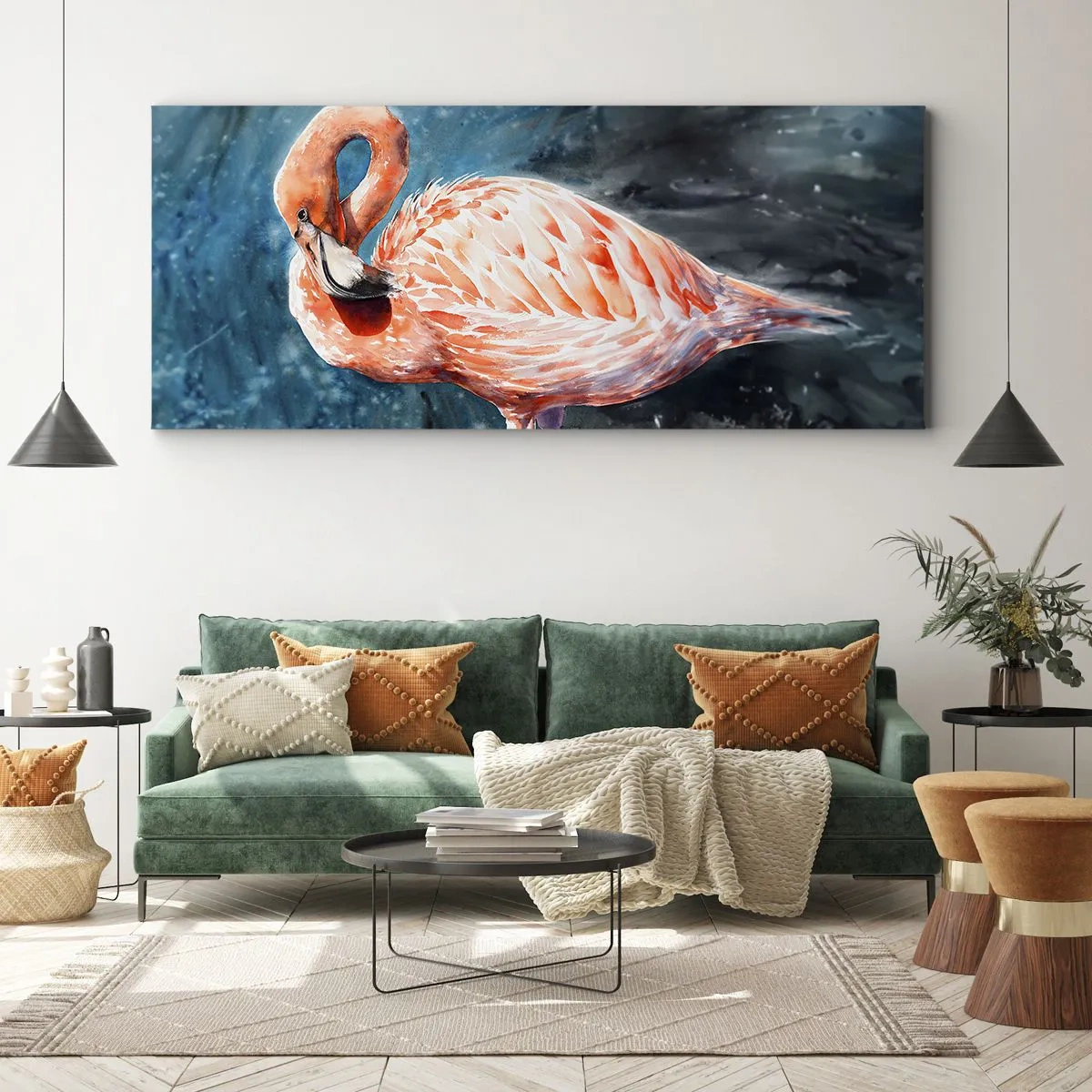 Quadro em tela - Decorativo por natureza - 160x50 cm