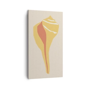 Quadro em tela - Abstração orgânica – crescimento - 45x80 cm