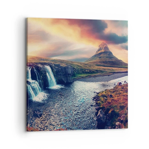 Quadro em tela - Na majestade da natureza - 70x70 cm