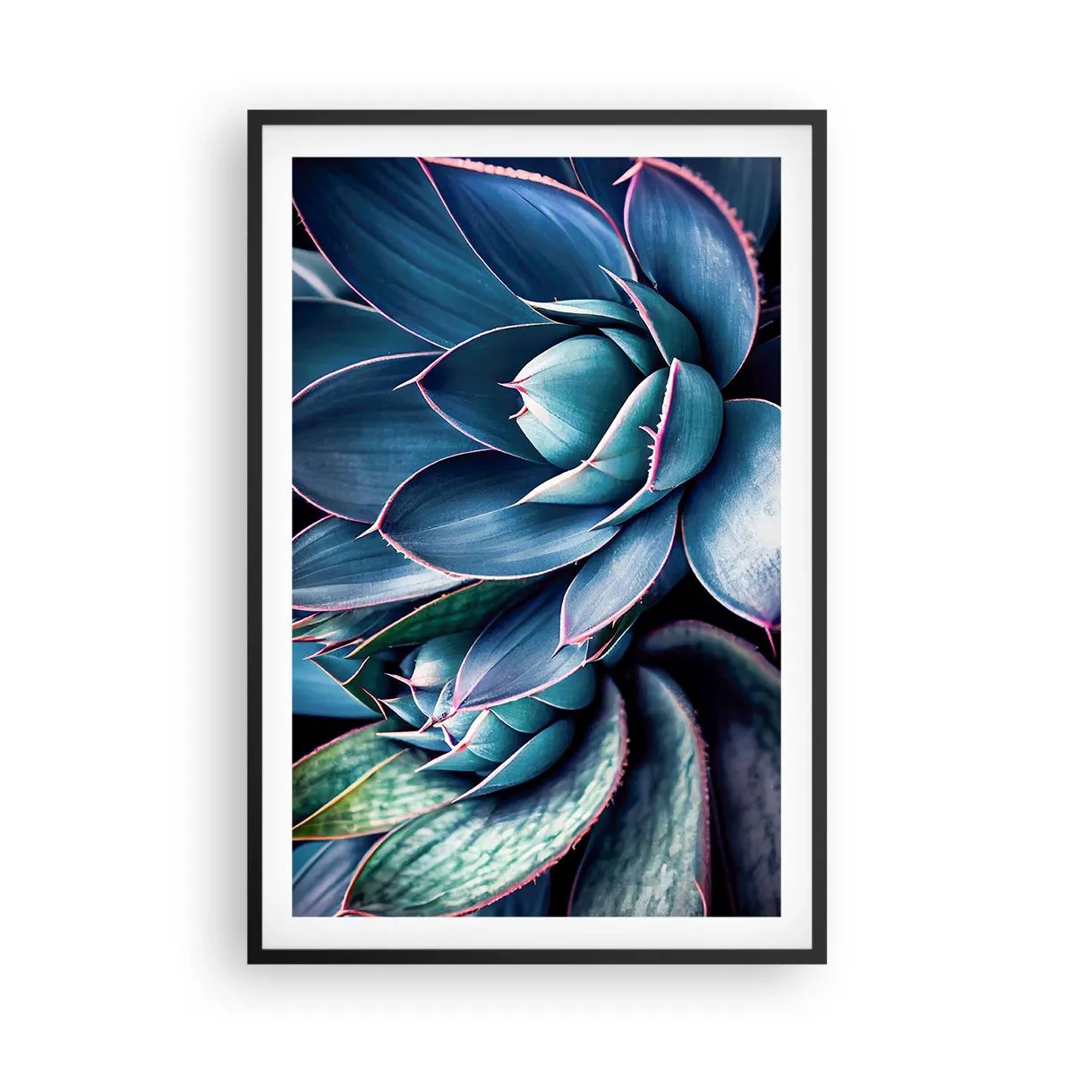 Pôster com moldura preta - Força vital - 61x91 cm