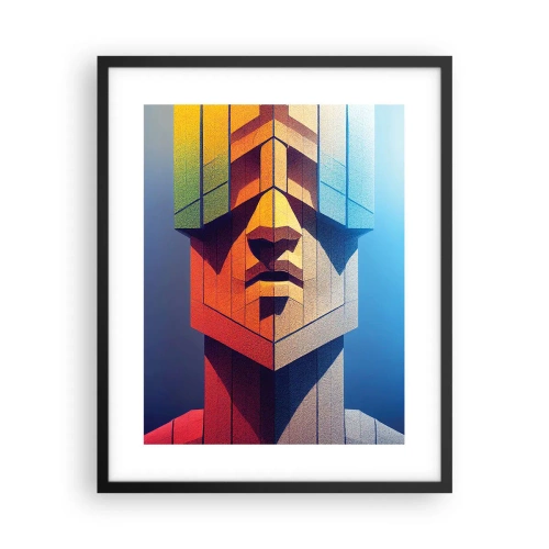 Pôster com moldura preta - Um homem de princípios - 40x50 cm