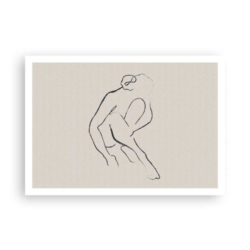 Pôster - Esboço íntimo - 100x70 cm