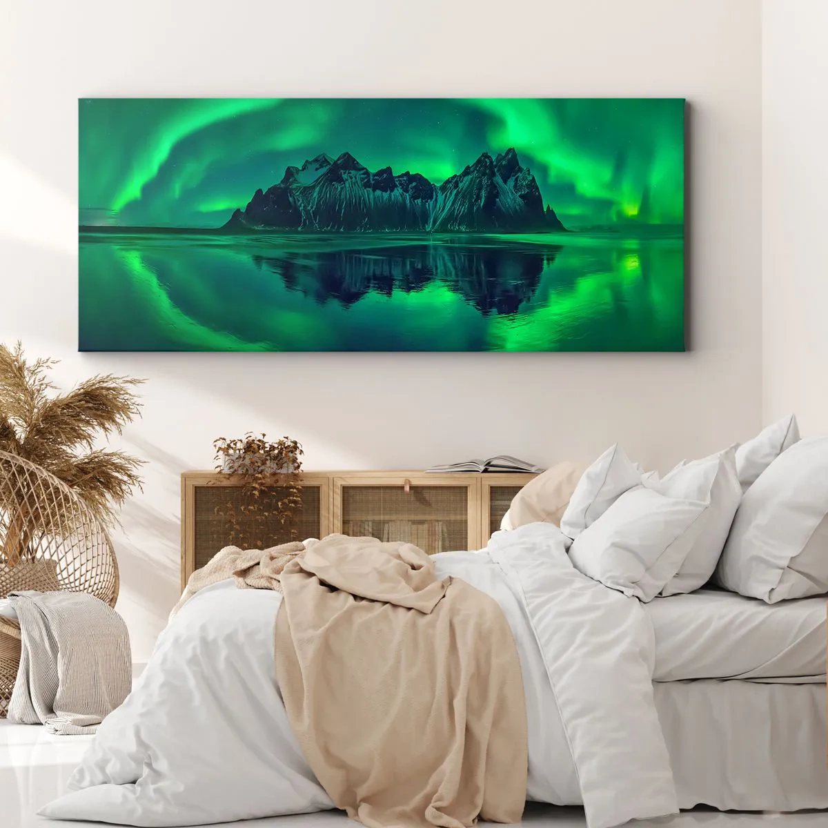 Quadro em tela - Nos braços da aurora - 160x50 cm