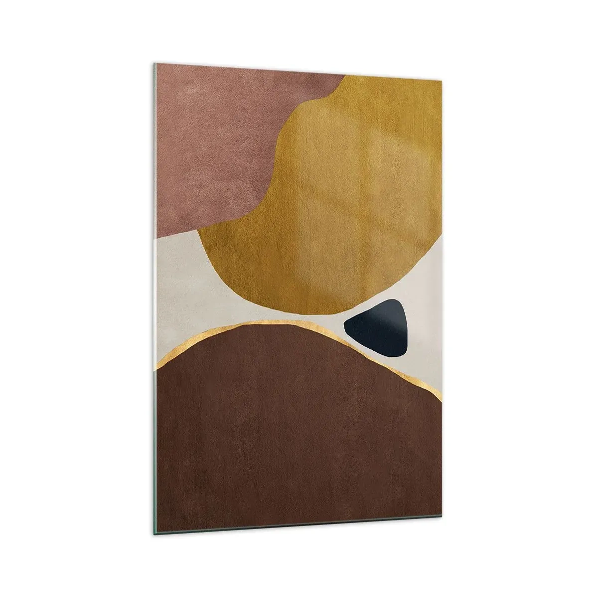 Quadro em vidro - Abstração – um lugar no espaço - 70x100 cm