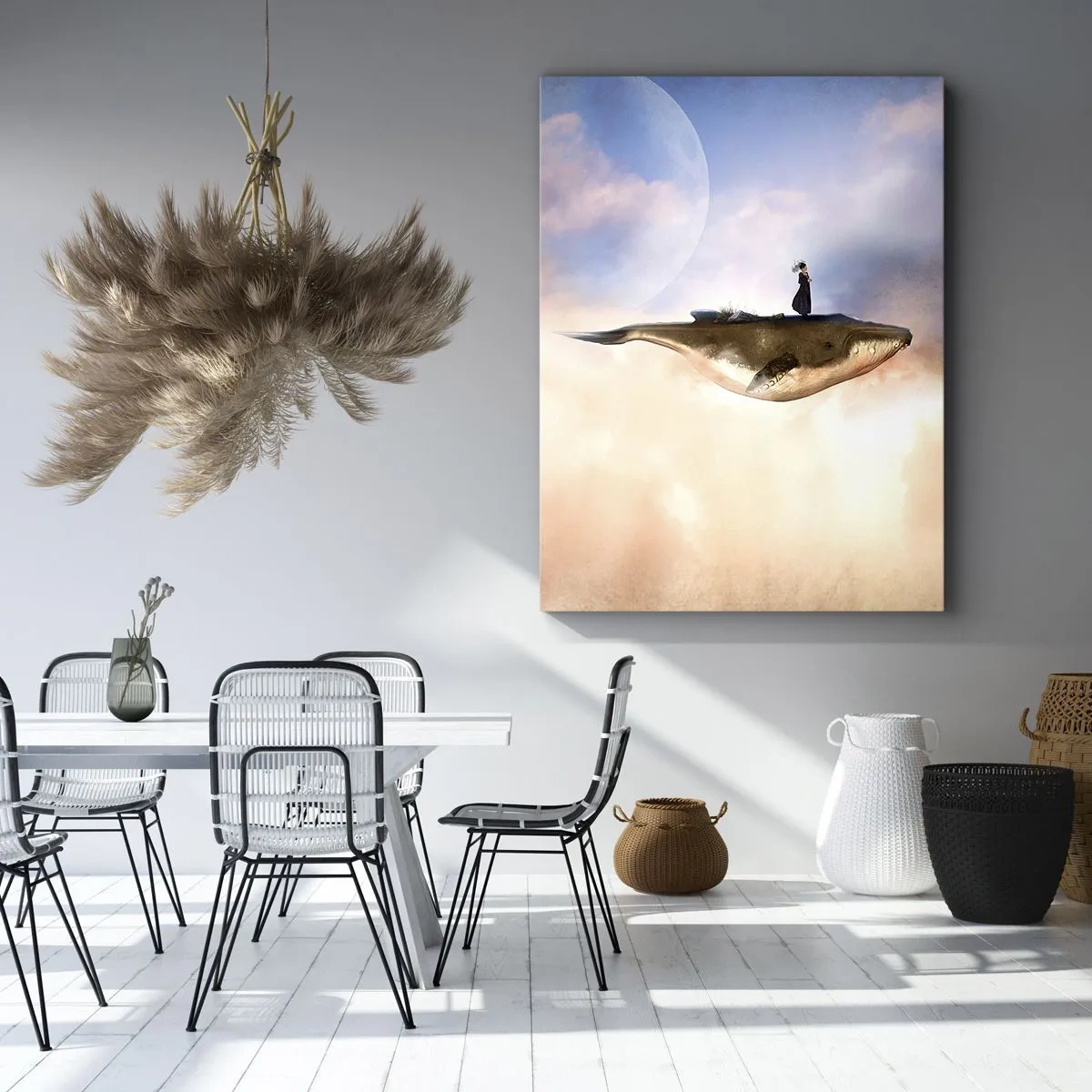 Quadro em tela - Uma viagem surreal - 50x70 cm