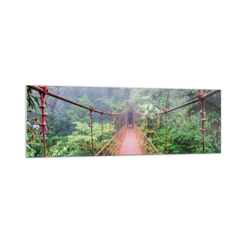 Quadro em vidro - Suspenso acima das copas - 160x50 cm