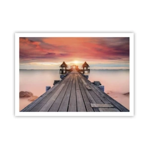 Pôster - De oeste para leste - 100x70 cm