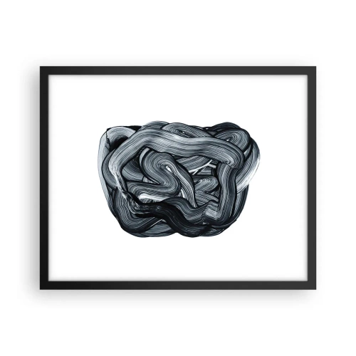 Pôster com moldura preta - Não é assim tão simples - 50x40 cm