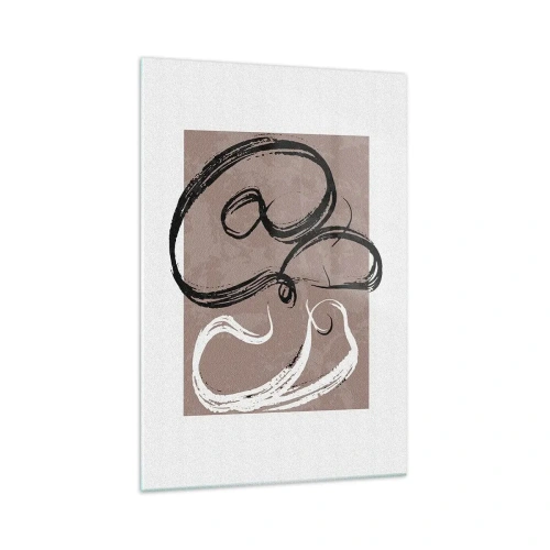 Quadro em vidro - Composição – a busca pela plenitude - 70x100 cm