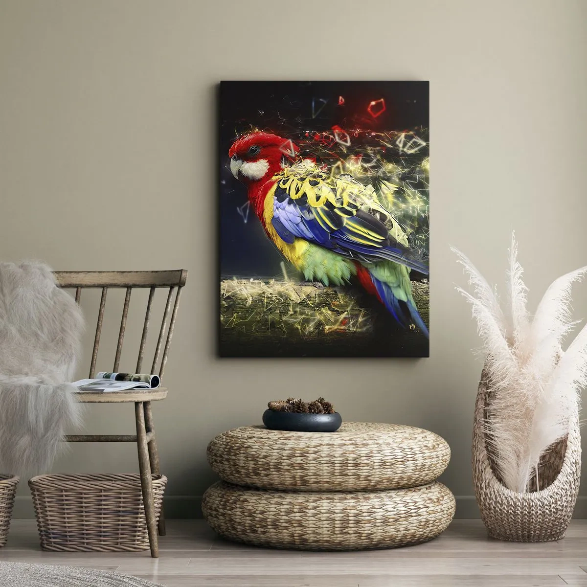 Quadro em tela - O mensageiro do Brilho - 45x80 cm