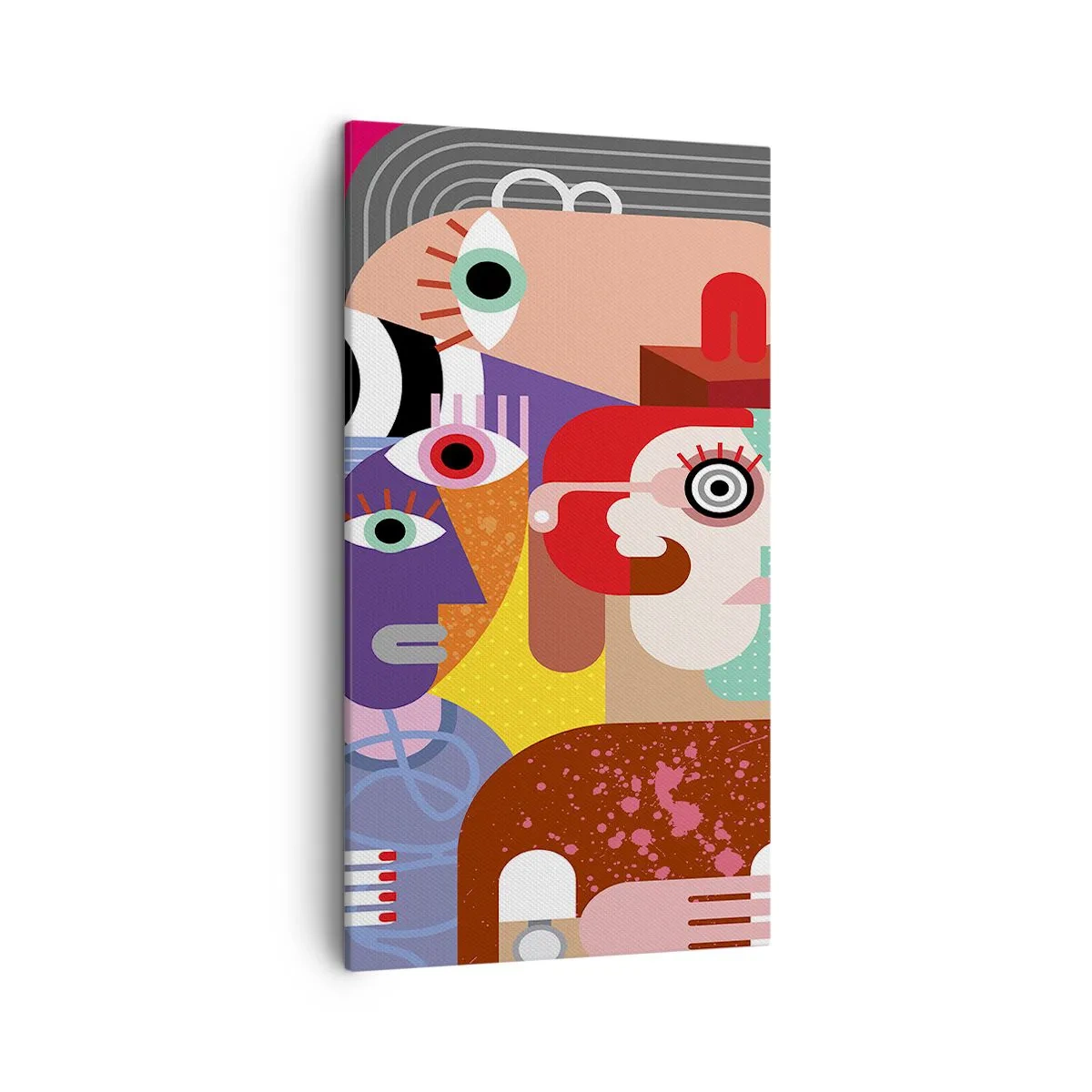 Quadro em tela - Viemos da parte do Sr. Picasso - 45x80 cm