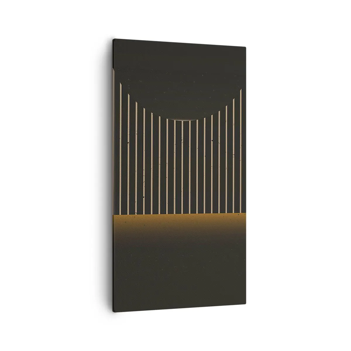 Quadro em tela - Explorar a escuridão - 55x100 cm