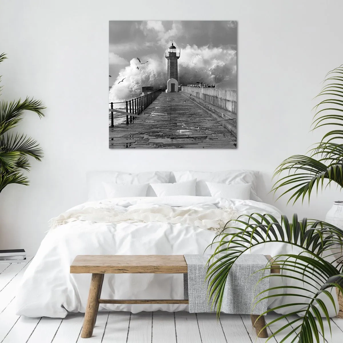 Quadro em tela - Destemida - 70x70 cm