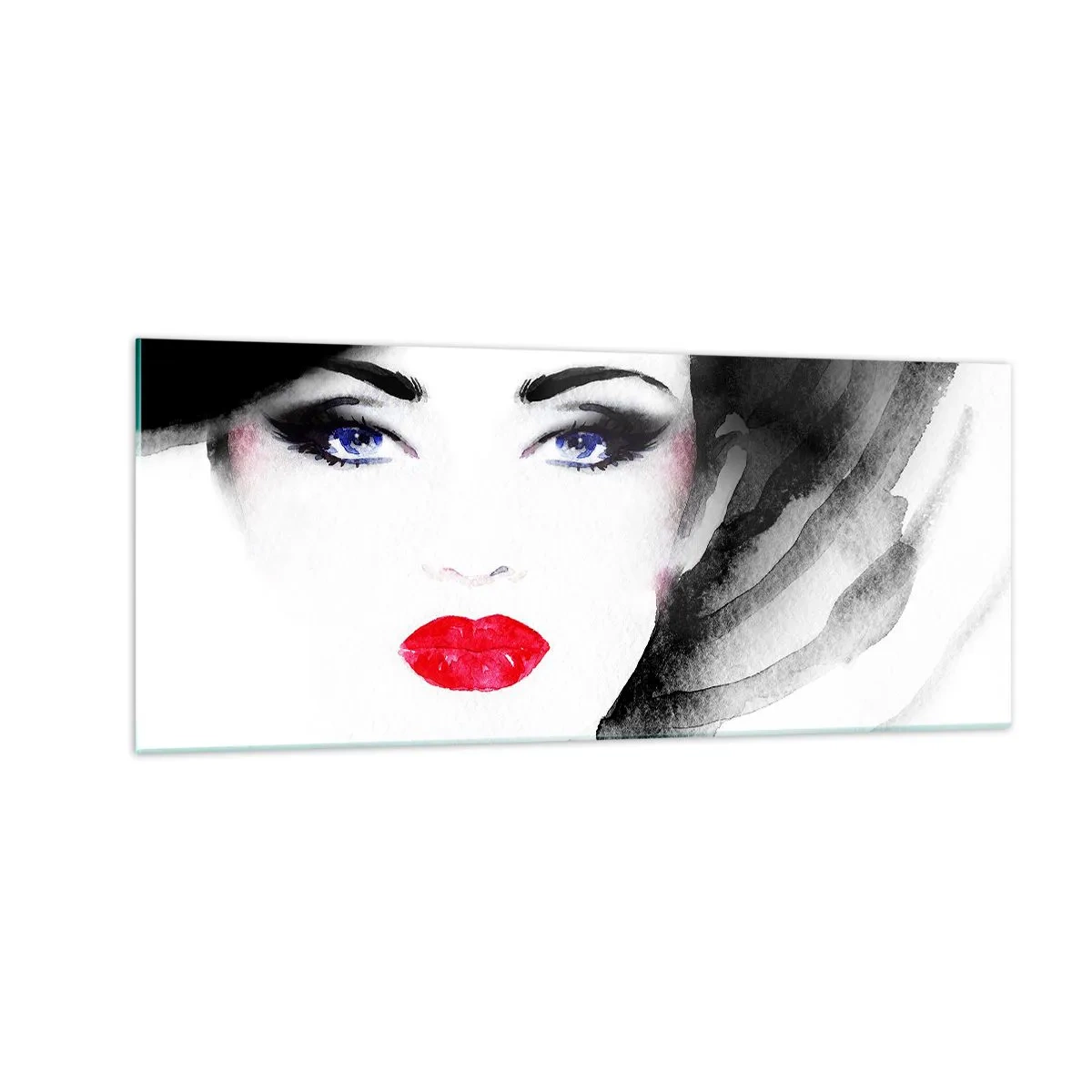 Quadro em vidro - Repulsa e convoca - 100x40 cm