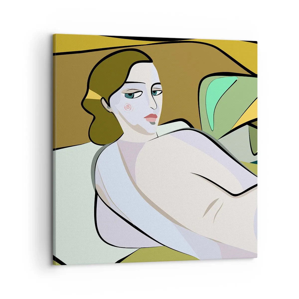 Quadro em tela - Retrato íntimo - 50x50 cm