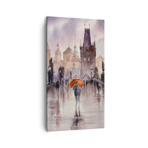 Quadro em tela - Pessoas não mudam - 45x80 cm