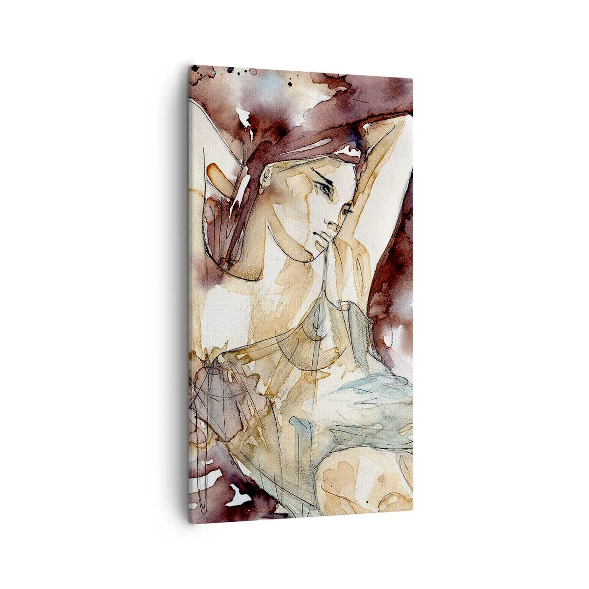 Quadro em tela - Em lilás - 55x100 cm