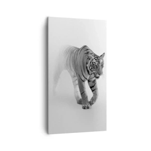 Quadro em tela - À espreita na névoa - 45x80 cm