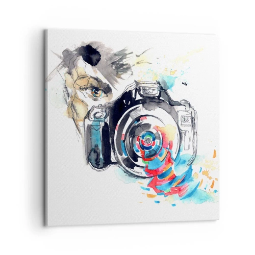 Quadro em tela - No olho da lente - 60x60 cm