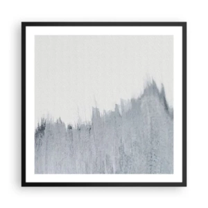 Pôster com moldura preta - Um registo misterioso - 60x60 cm