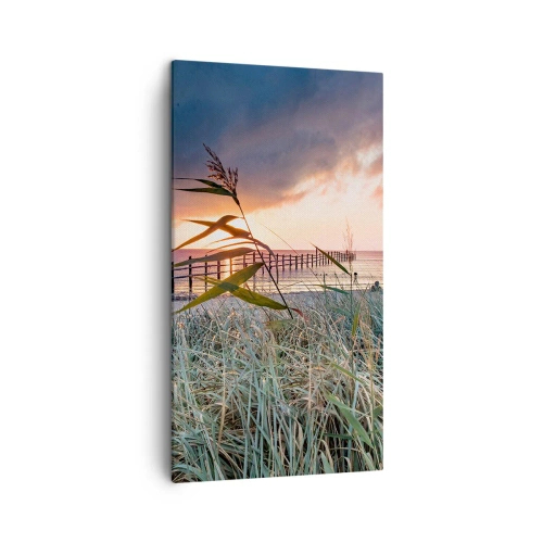 Quadro em tela - O vento não leva - 45x80 cm