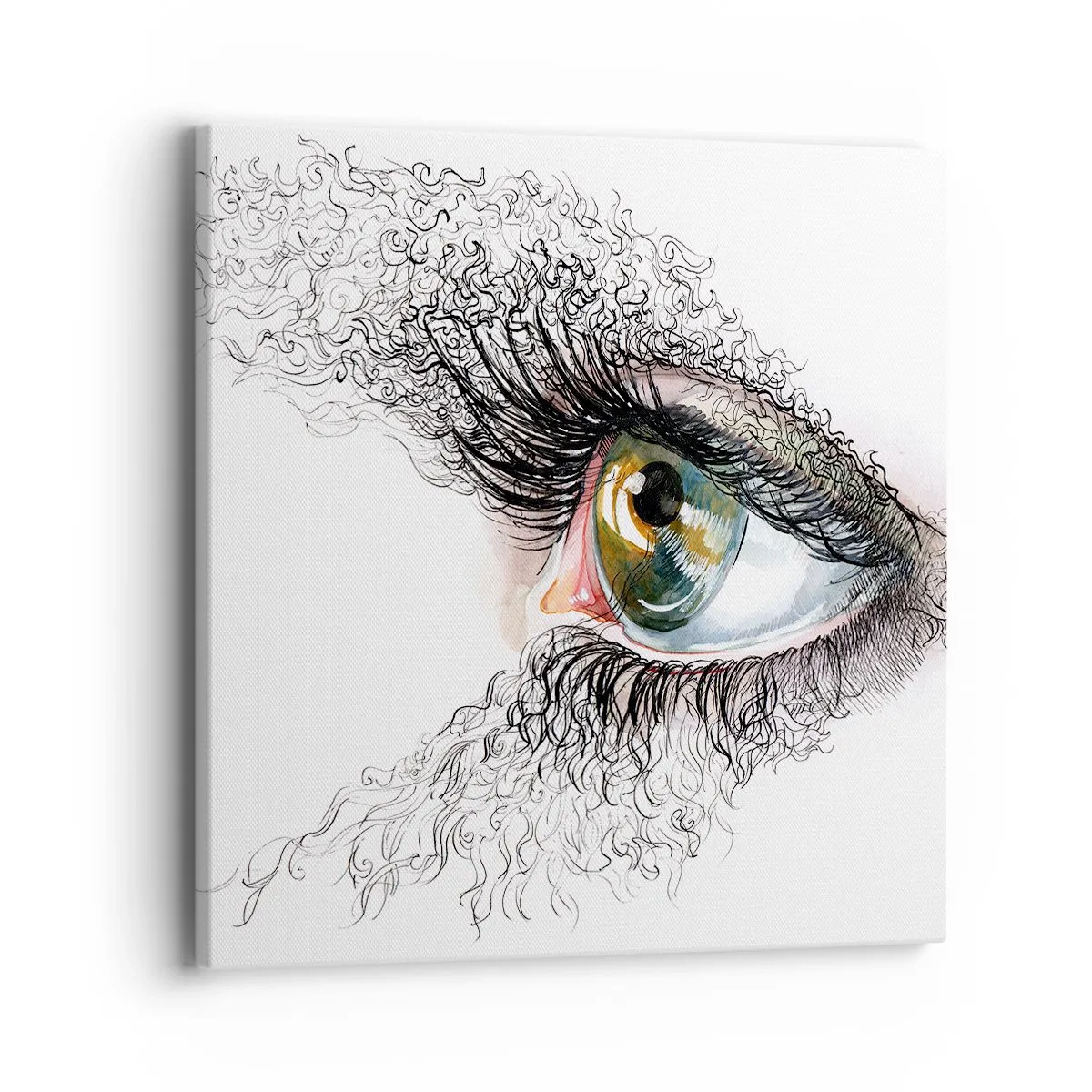 Quadro em tela - Olhe diretamente para a alma - 40x40 cm