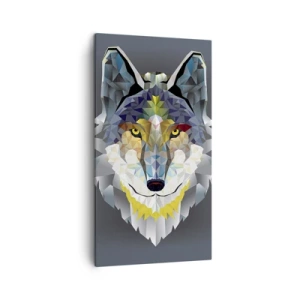 Quadro em tela - Quem não quer ser lobo, não lhe veste a pele - 45x80 cm