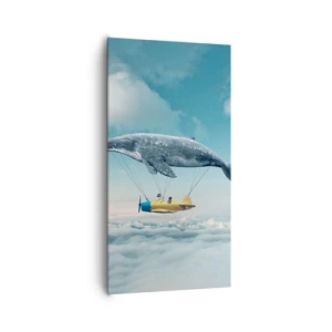 Quadro em tela - Por que não? - 65x120 cm