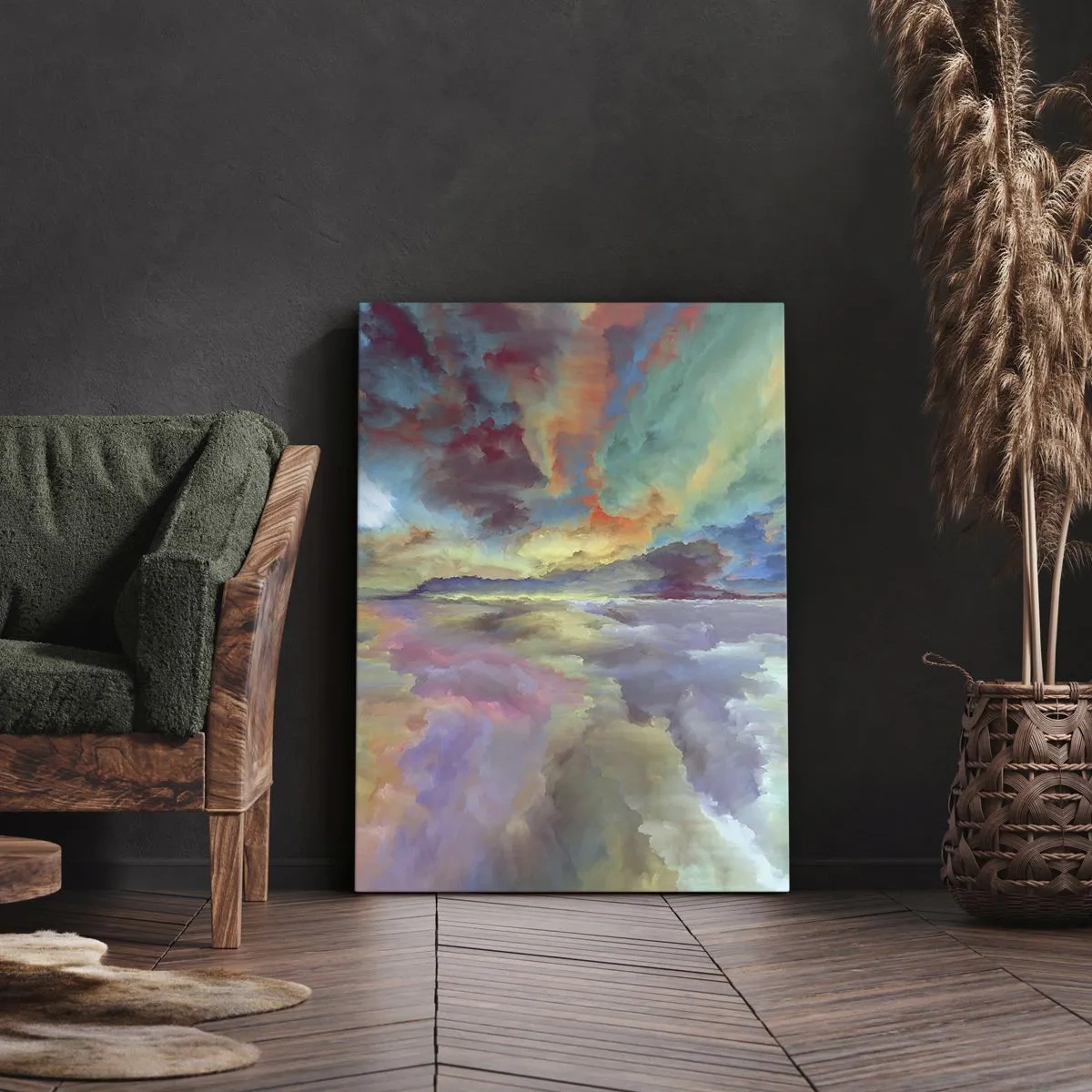 Quadro em tela - Dois Céus - 50x70 cm