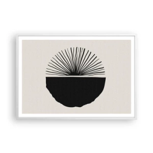 Pôster em moldura branca - Uma gama de possibilidades - 100x70 cm