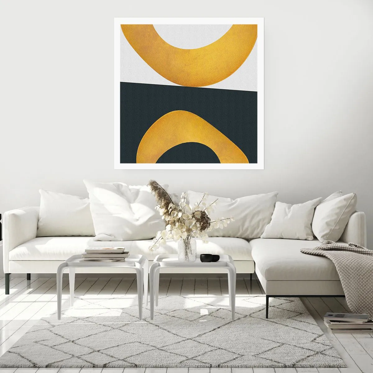 Pôster - Primeiro: ouro - 50x50 cm