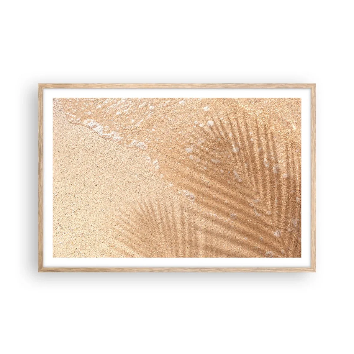 Pôster com moldura de carvalho claro - A sombra de um verão quente - 91x61 cm