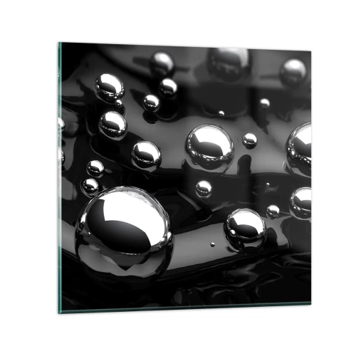 Quadro em vidro - Das profundezas negras - 30x30 cm