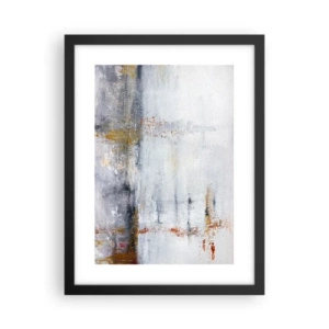 Pôster com moldura preta - Atrás da cortina de ar - 30x40 cm