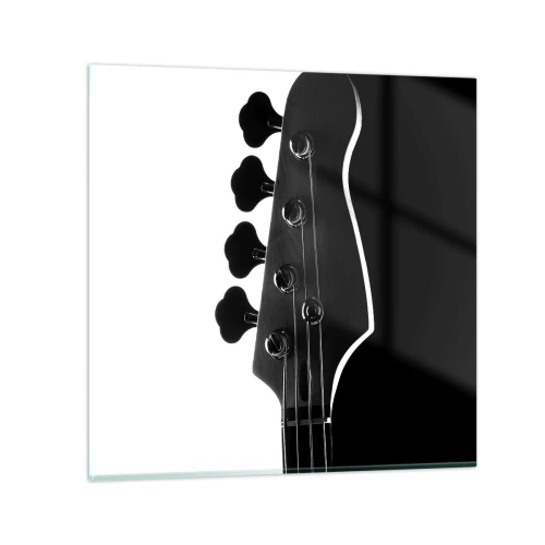 Quadro em vidro - Silêncio rochoso - 30x30 cm