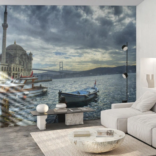 Papel de Parede Premium Sand - Na fronteira dos mundos - Cidade, Istambul, Turquia - 300x210 cm